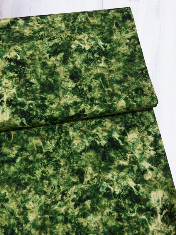Tie-Dye Marble, Forest | Quilting Cotton | 112cm wide