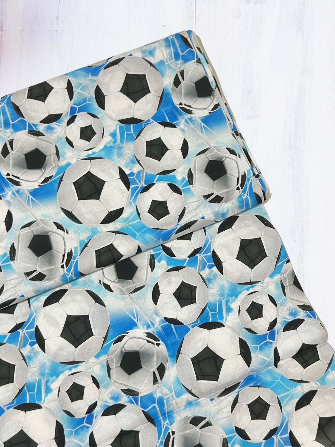 Soccer Ball | Quilting Cotton | 112cm wide - 0.5m Piece