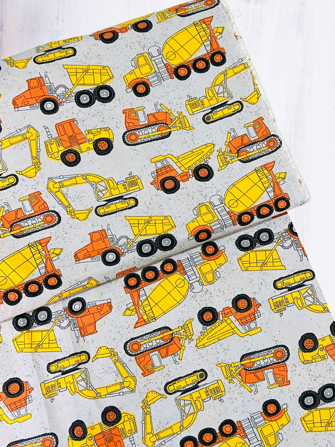 Construction Vehicles | Quilting Cotton | 112cm wide