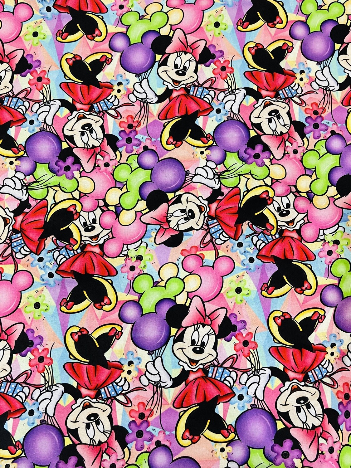 Minnie Balloons | Licensed Quilting Cotton | 112cm wide
