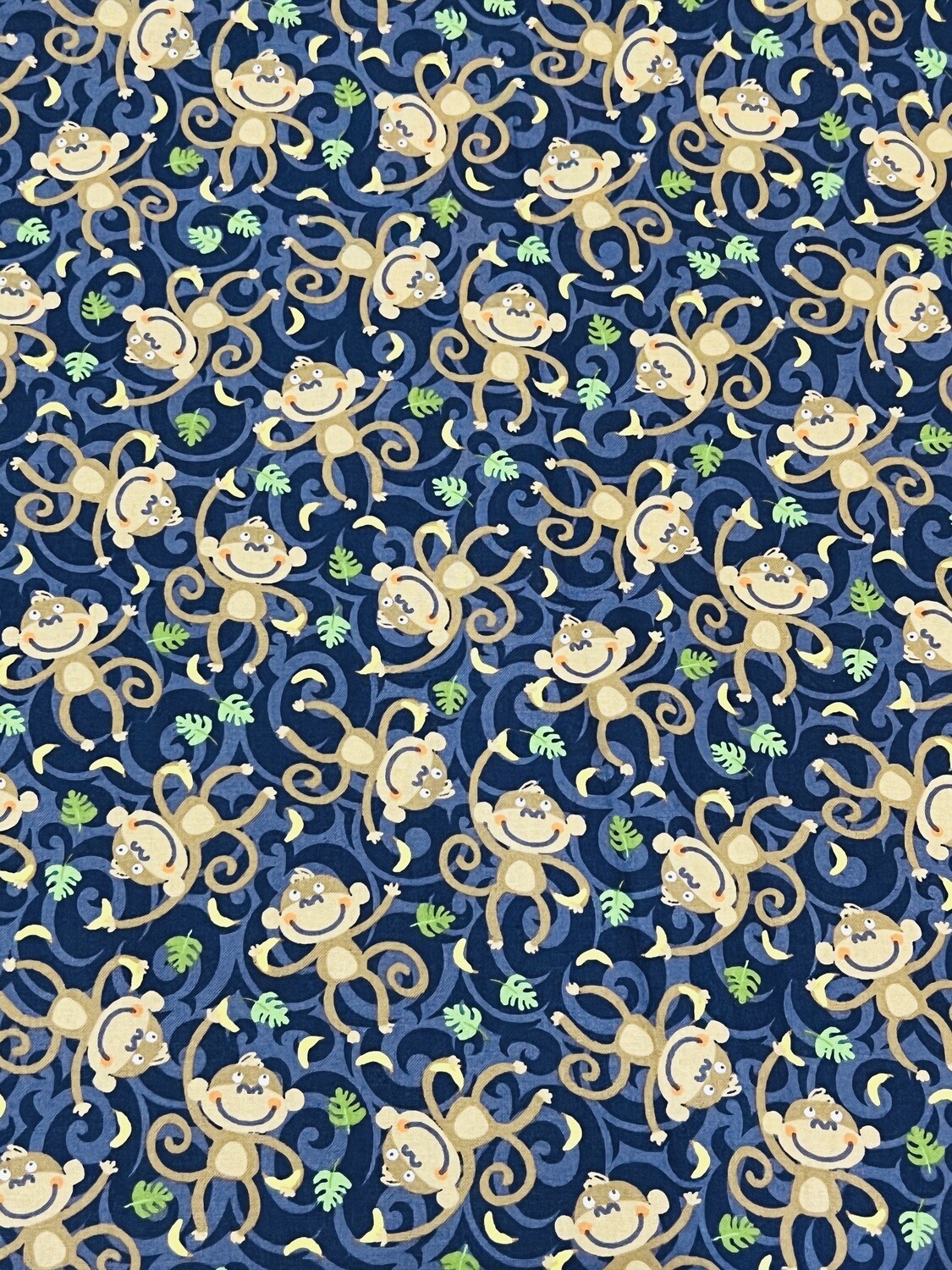 Monkey Toss | Quilting Cotton | 112cm wide - 0.75m Piece
