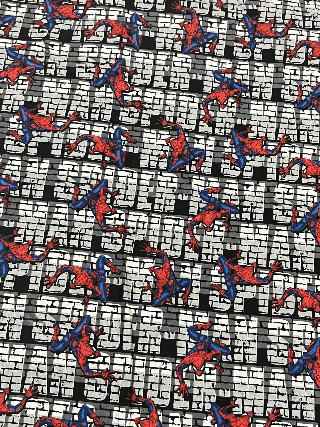 Spider-Man Wall Crawler | Licensed Quilting Cotton | 112cm wide