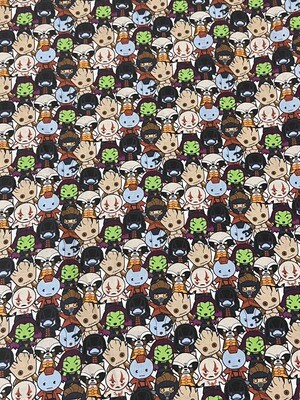 Guardians, Kawaii Stacked | Licensed Quilting Cotton | 112cm wide