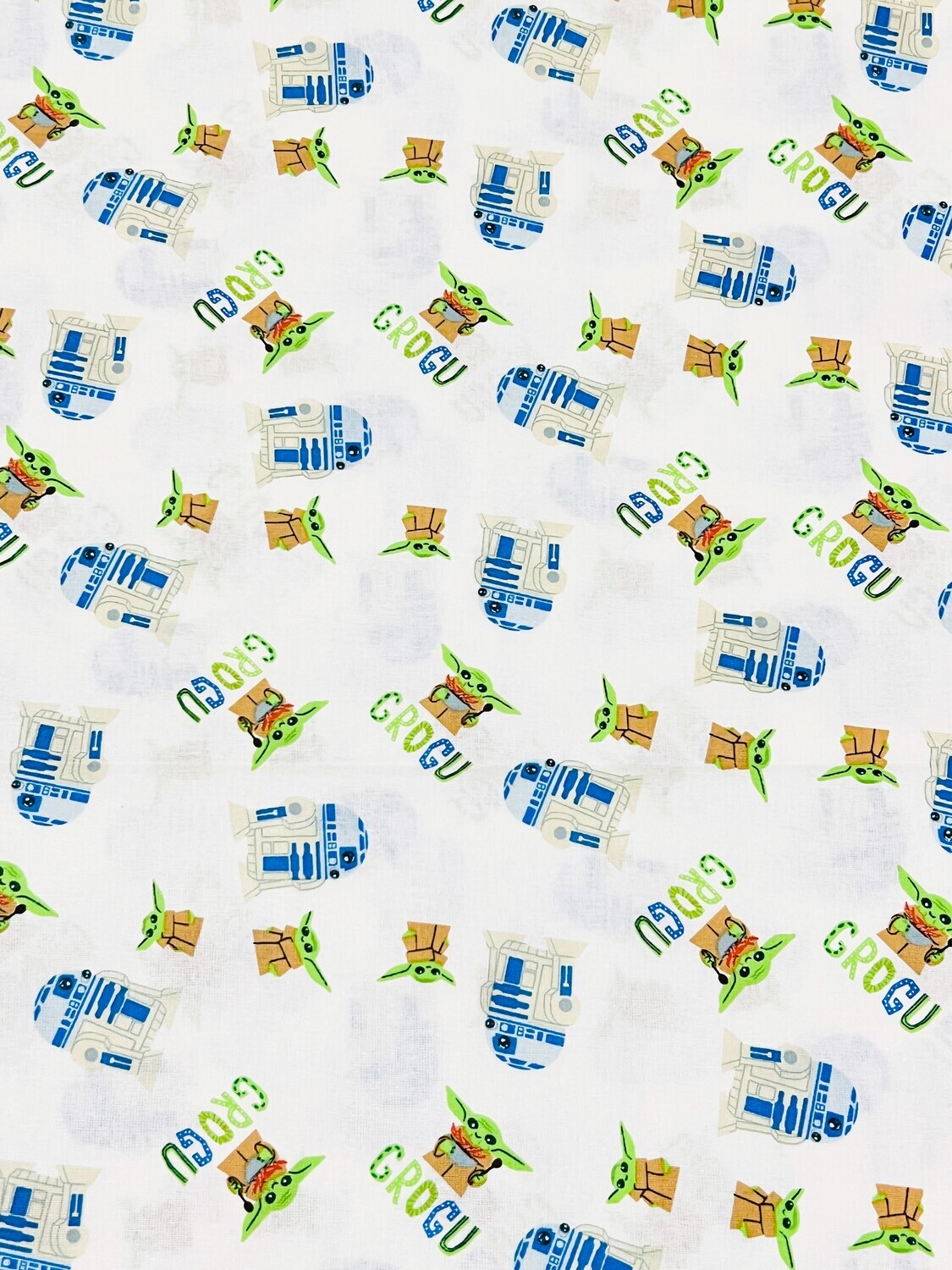 Baby Yoda Grogu | Licensed Quilting Cotton | 112cm wide - 0.95m Piece