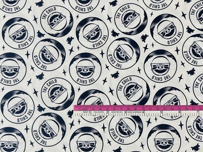 Grogu, The Child Toss | Licensed Quilting Cotton | 112cm wide