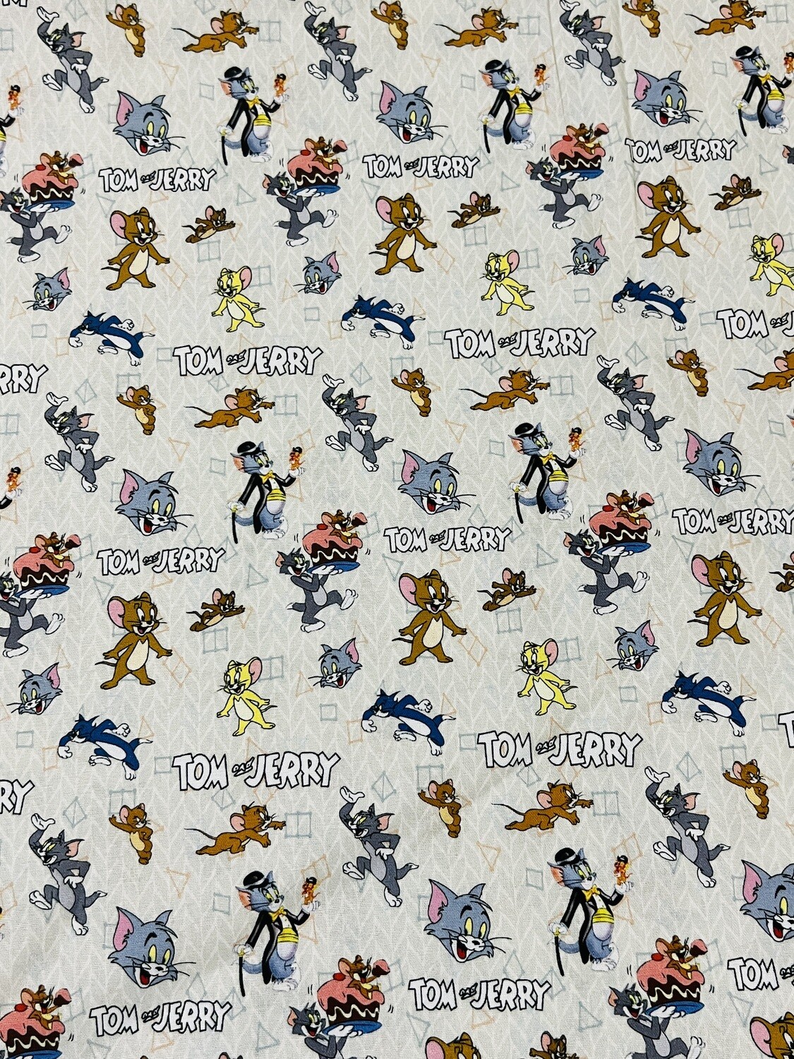 Tom &amp; Jerry, Small-Scale | Licensed Quilting Cotton | 112cm wide