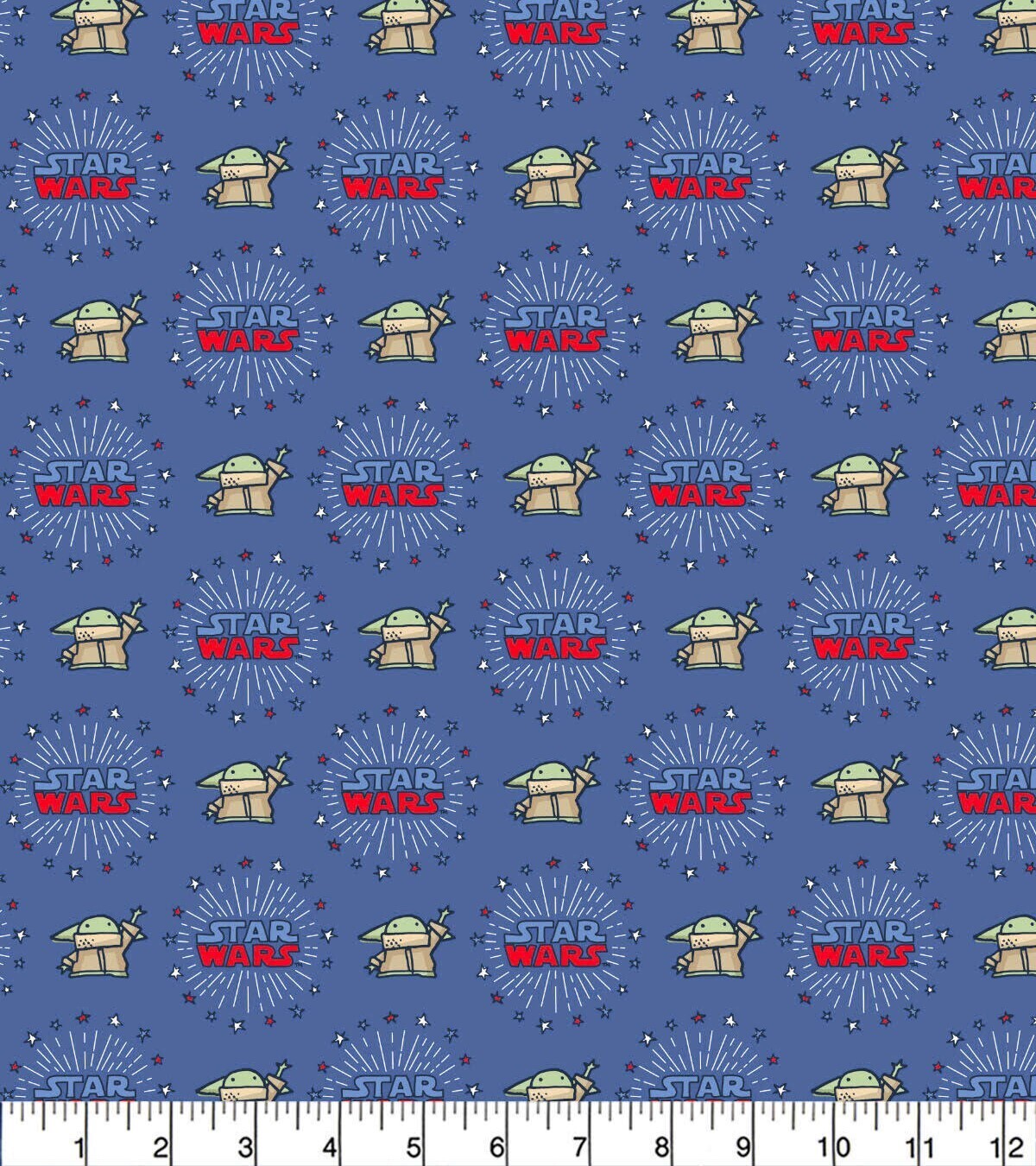 Baby Yoda Grogu, Celebration | Licensed Quilting Cotton | 112cm wide