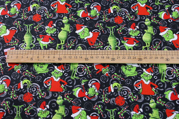 Grinch | PRE-ORDER Cotton Woven | 142cm wide