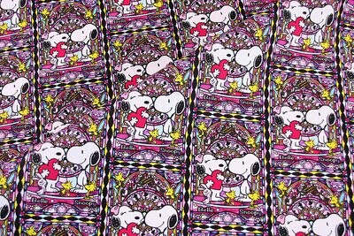 Snoopy, Stained Glass | PRE-ORDER Cotton Woven | 142cm wide