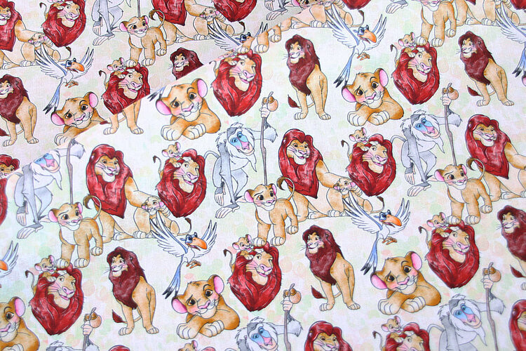 The Lion King, Watercolour | PRE-ORDER Cotton Woven | 142cm wide