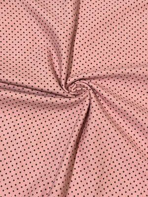 Small Polka on Pink | Cotton Flannelette | 112cm wide