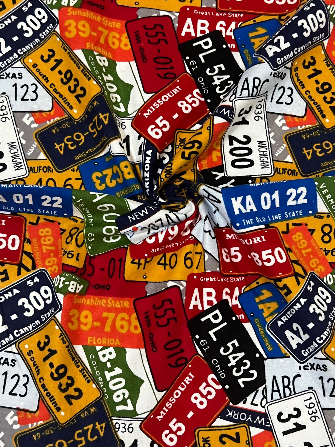 Vintage Plates | Cotton Flannelette | 112cm wide