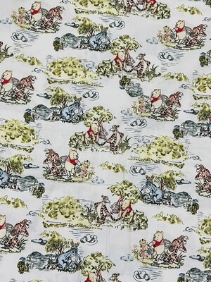 Winnie the Pooh, Day in the Park | Licensed Quilting Cotton | 112cm wide