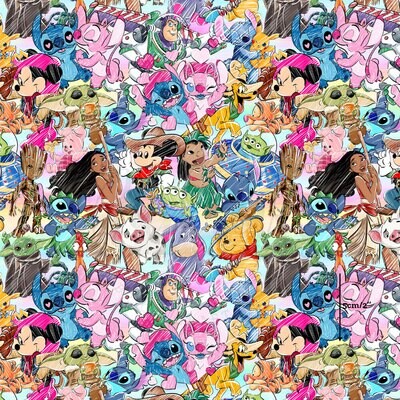 Favourites | Digital Print Custom Cotton Woven | 145cm wide