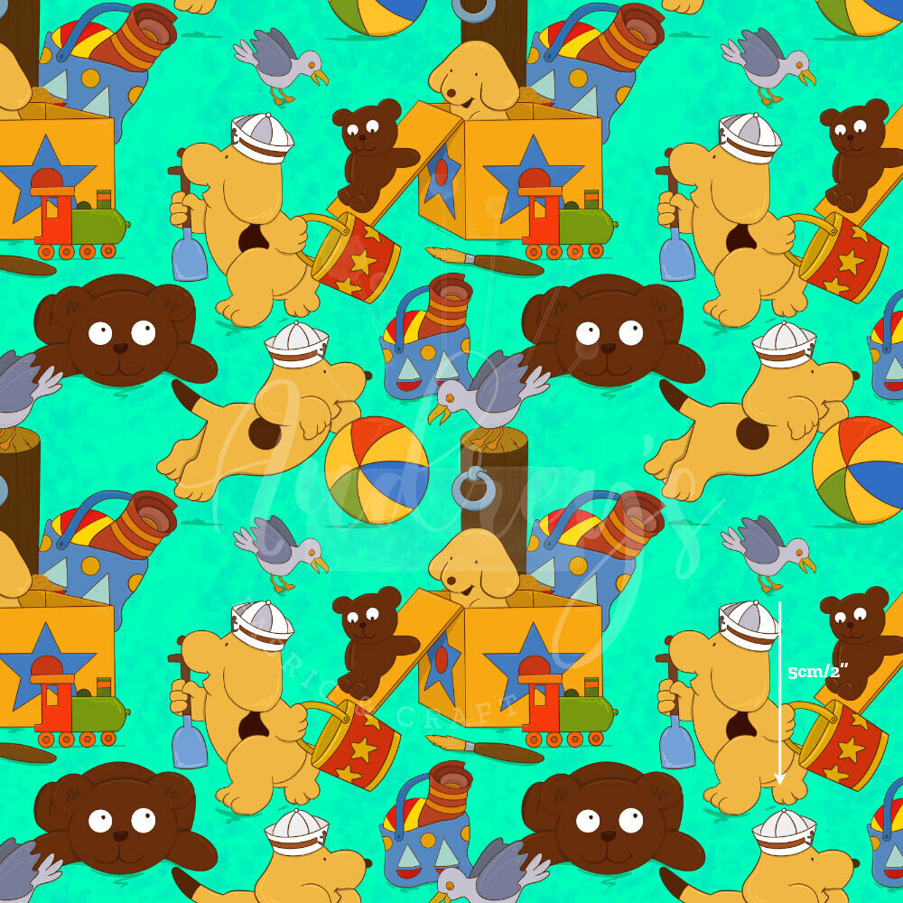 Spot, Mint | Digital Print Custom Cotton Woven | 145cm wide