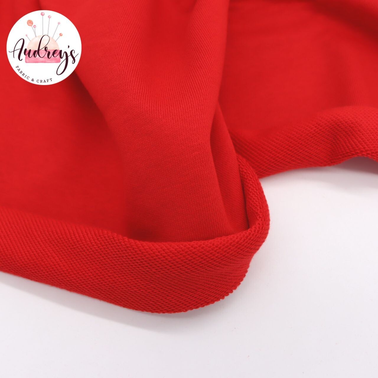 Crimson | Cotton Lycra Solid, 260gsm | 175cm Wide