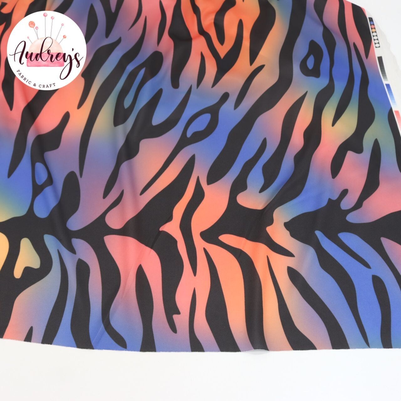 Bright Zebra | Athletic Wicking Jersey Knit | 110cm Wide