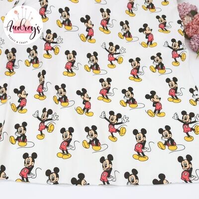 Mickey | Licensed Cotton French Terry | 170cm Wide