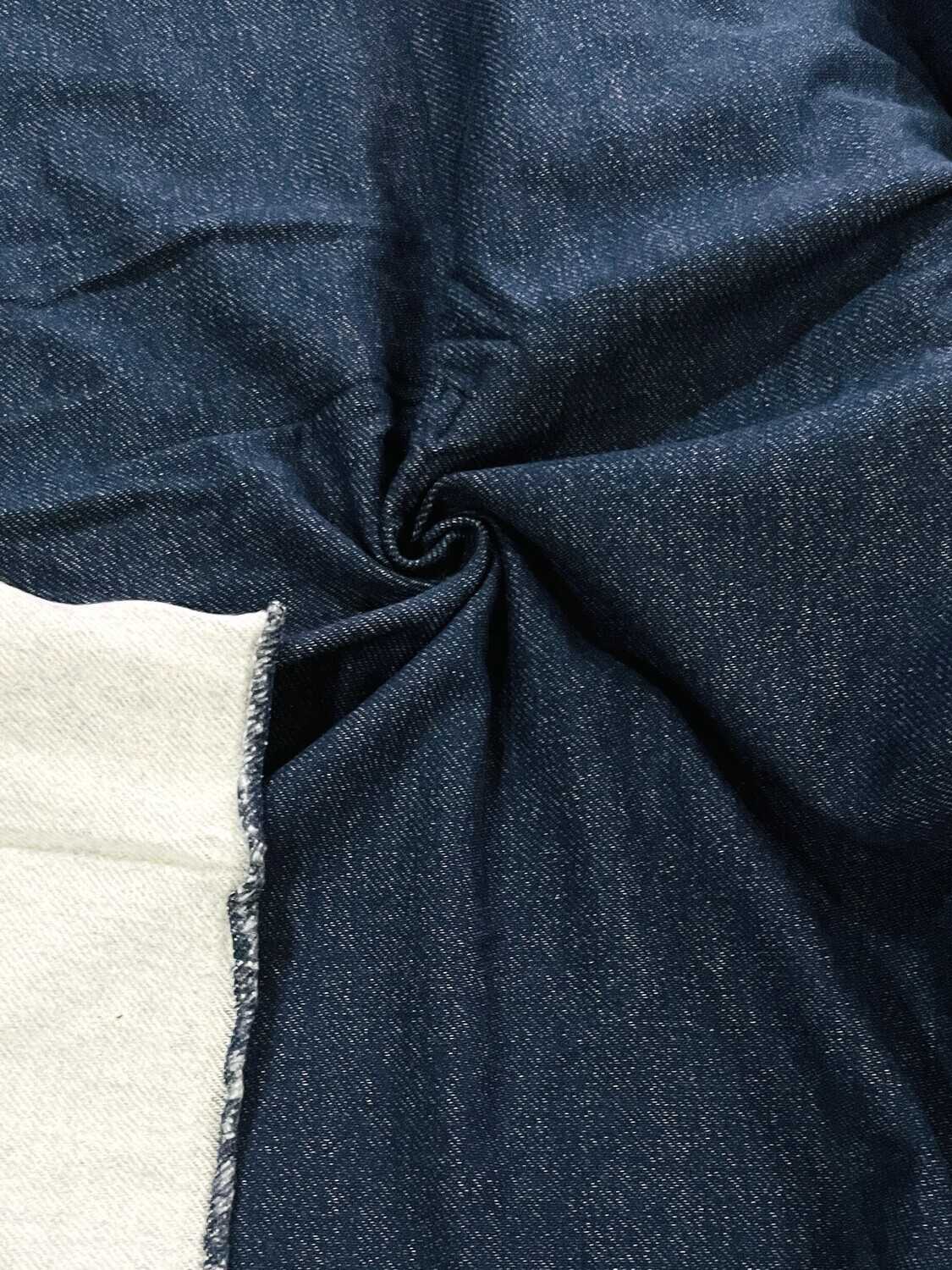 Faux Denim, Medium | Tracksuiting Sweatshirt French Terry Fleece | 180cm Wide - 0.55m Piece