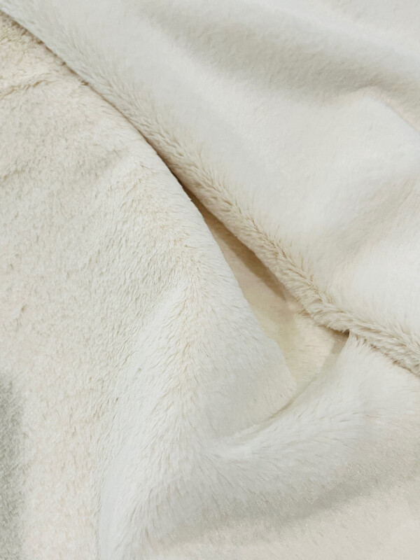 Pink, White | Faux Suede Fur | 155cm Wide