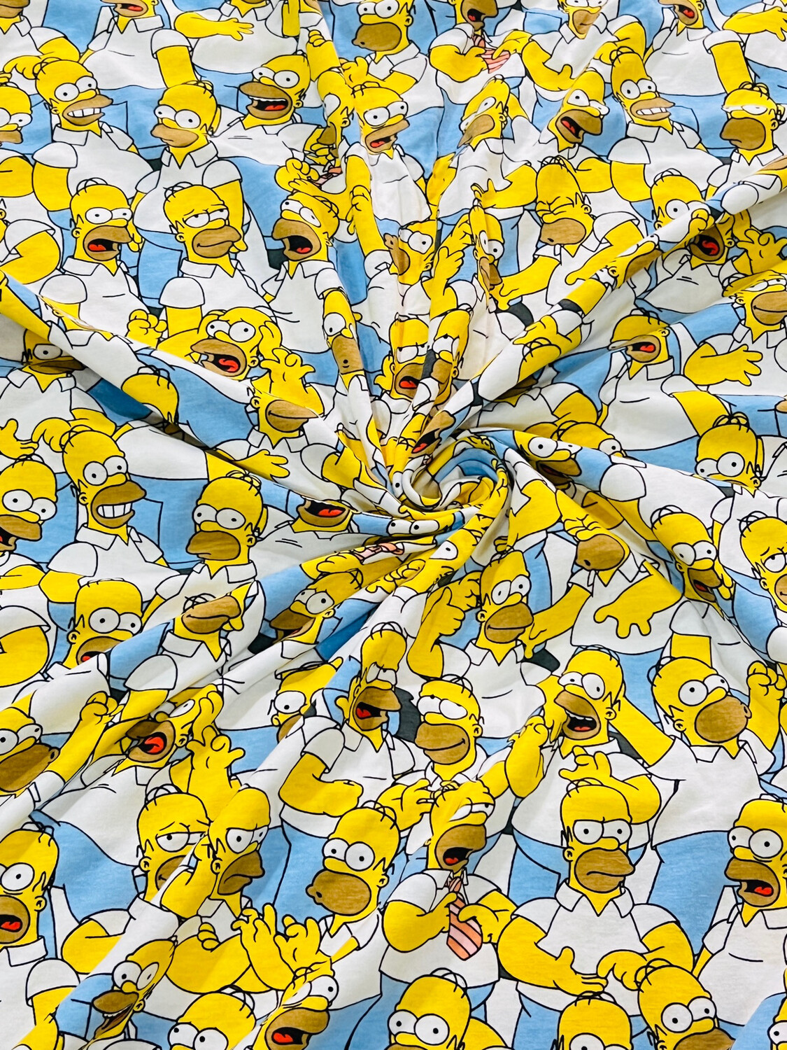 Homer, Allover | Licensed Cotton Jersey, 180gsm | 165cm Wide - 0.7m Piece