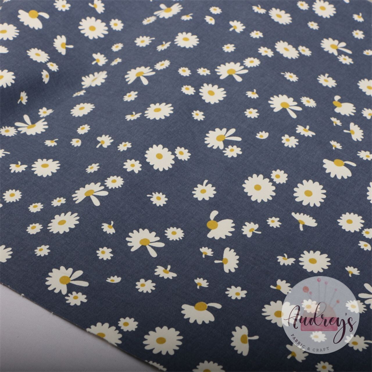 Daisy | Washed Stretch Denim | 152cm Wide