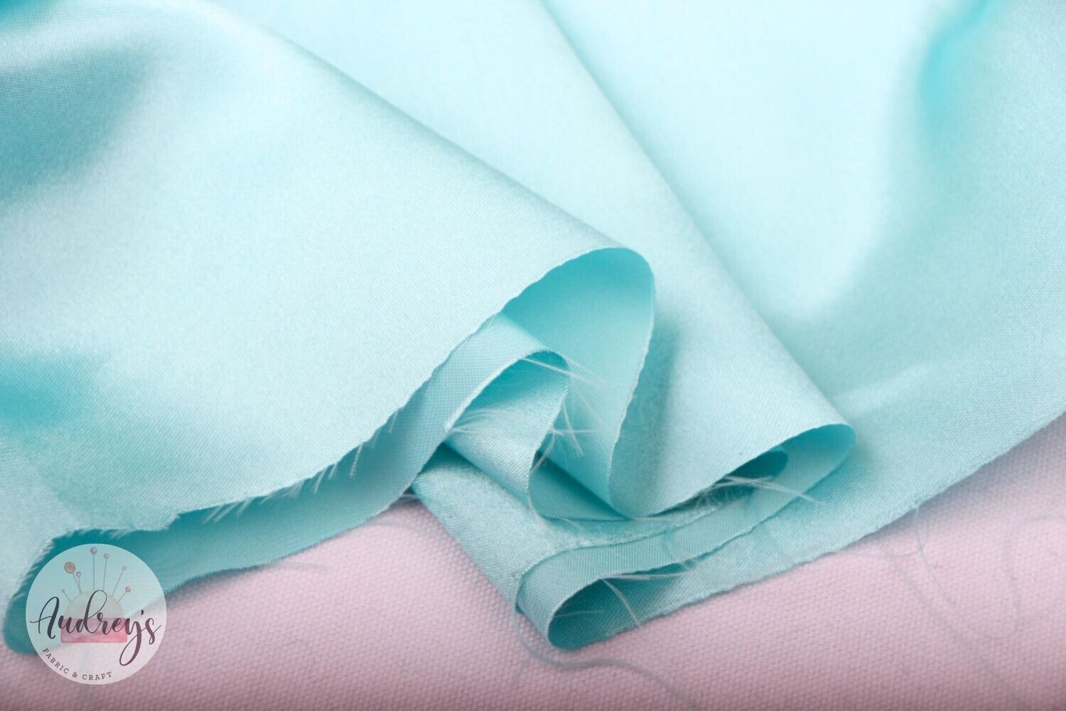 Tiffany Blue | Solid Satin | 150cm Wide