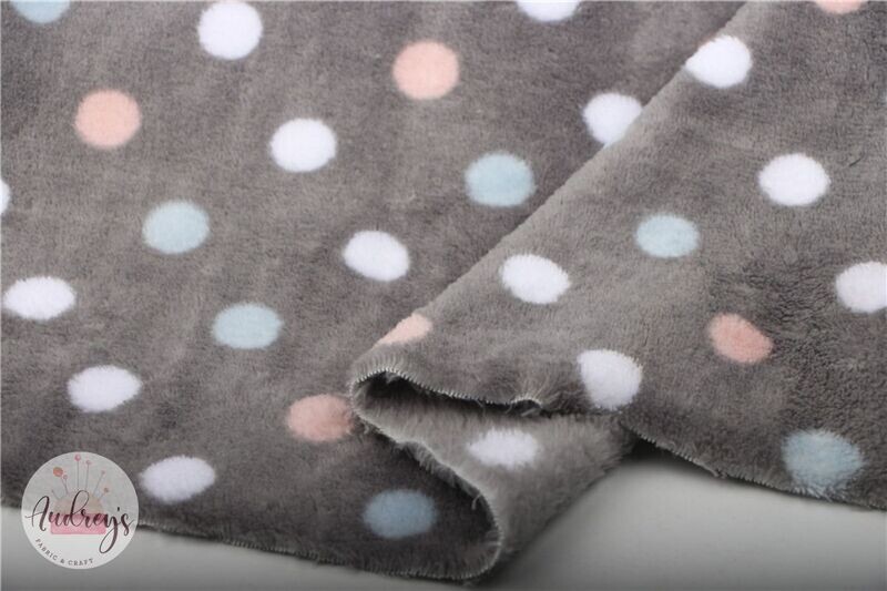 Spots | Coral Fleece Cuddle Plush Fleece | 180cm Wide