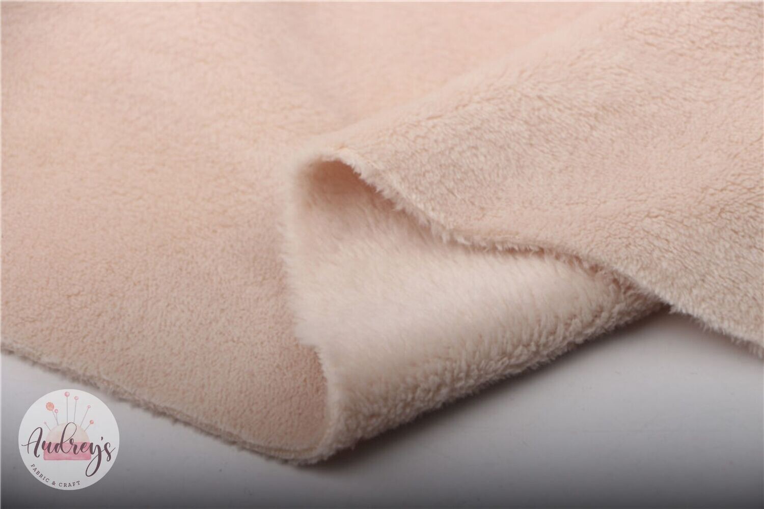 Light Tan | Double-Sided Coral Fleece Cuddle Plush Fleece | 166cm Wide