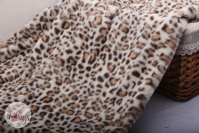 Cheetah Leopard | Luxury Faux Fur | 170cm Wide