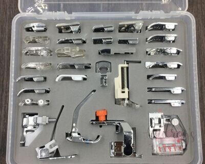 32-Feet Presser Foot Set w/ Collector's Case