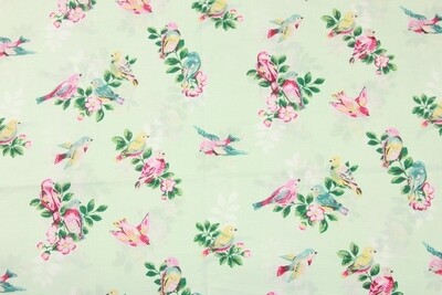 Spring Birds | Lightweight Cotton Woven | 145cm Wide
