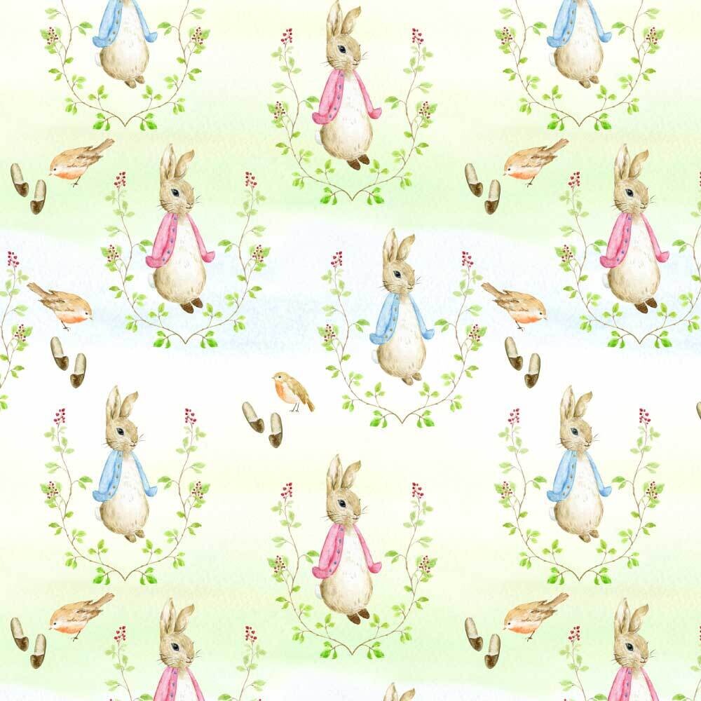 Peter Rabbit, Vines | Custom Cotton Woven | 112cm wide