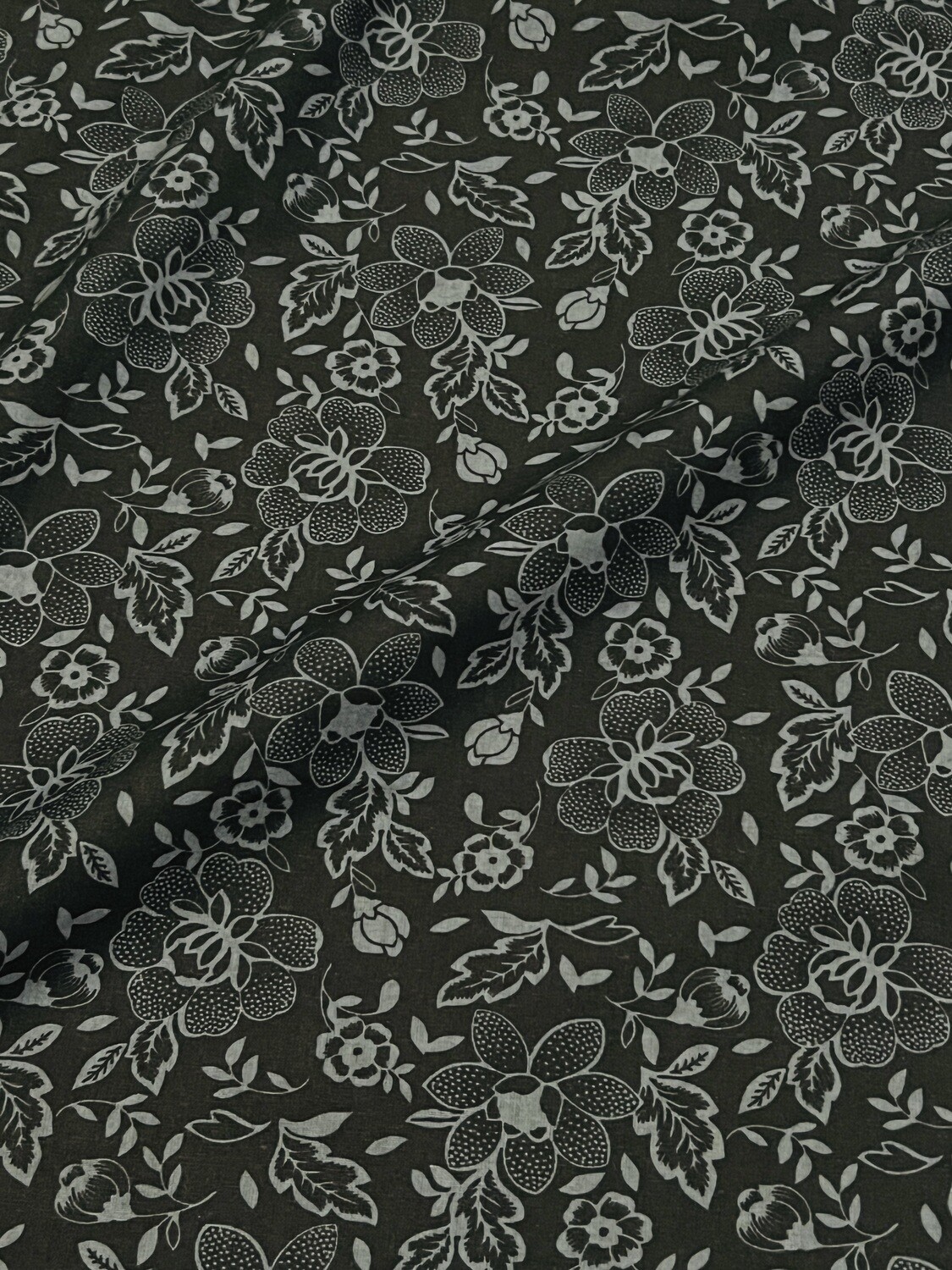 Midnight Floral | Extra-Wide Quilt Backing Quilting Cotton | 270cm wide