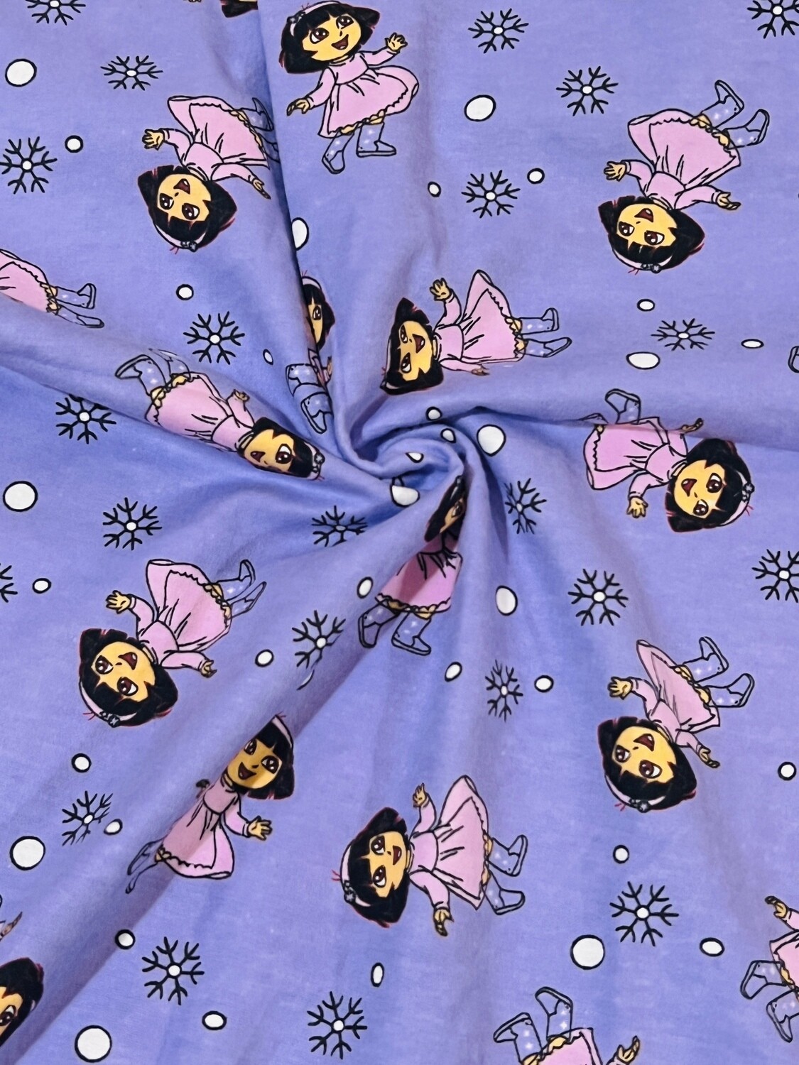 Dora, Toss | Licensed Cotton Flannelette | 110cm wide - 0.95m Piece