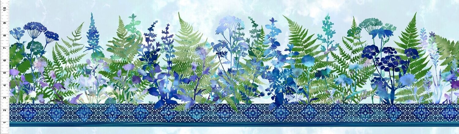Haven | Border-Print Quilting Cotton | 112cm wide