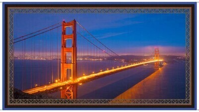 Golden Gate Bridge | Quilting Cotton Panel
