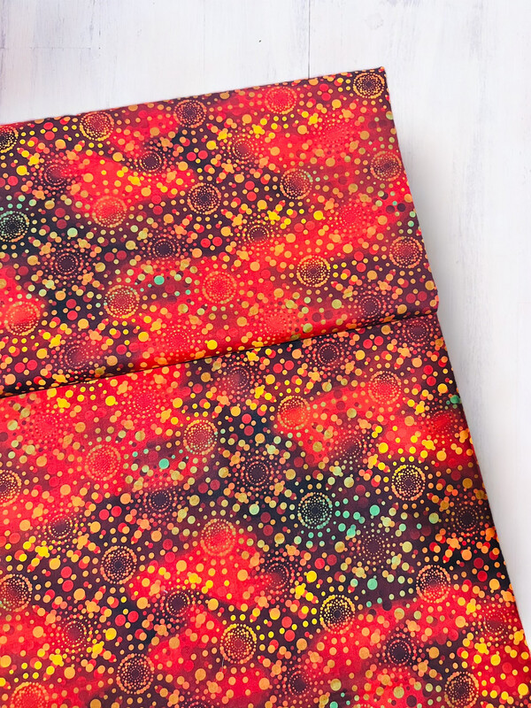 Dreamscapes, Reds | Quilting Cotton | 112cm wide