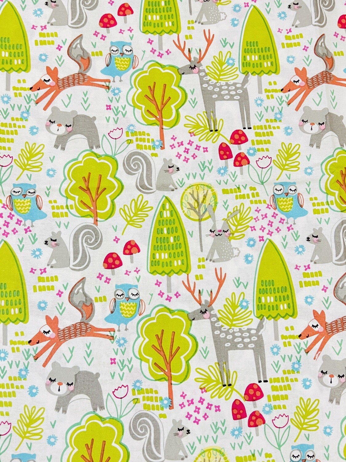 Nursery Woodland | Quilting Cotton | 112cm wide