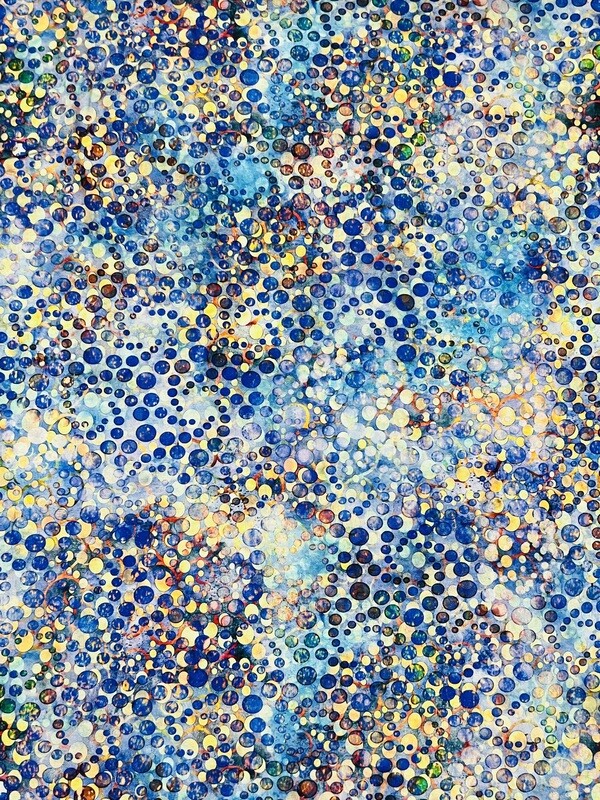Pebbles, Blue | Quilting Cotton | 112cm wide