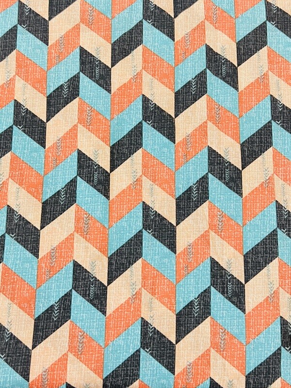 Colourful Chevron | Quilting Cotton | 112cm wide