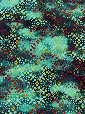 Dreamscapes, Green | Quilting Cotton | 112cm wide