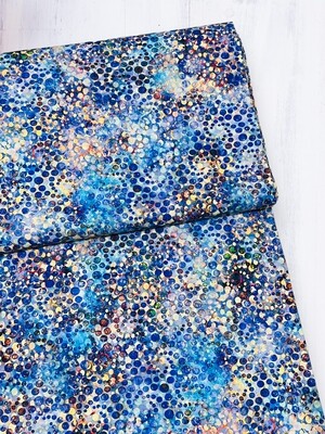 Pebbles, Blue | Quilting Cotton | 112cm wide