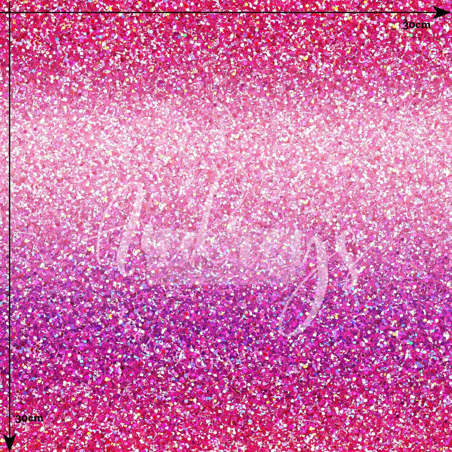 Ombre Hot Pink Glitter | PRE-ORDER | Choose Your Own Base