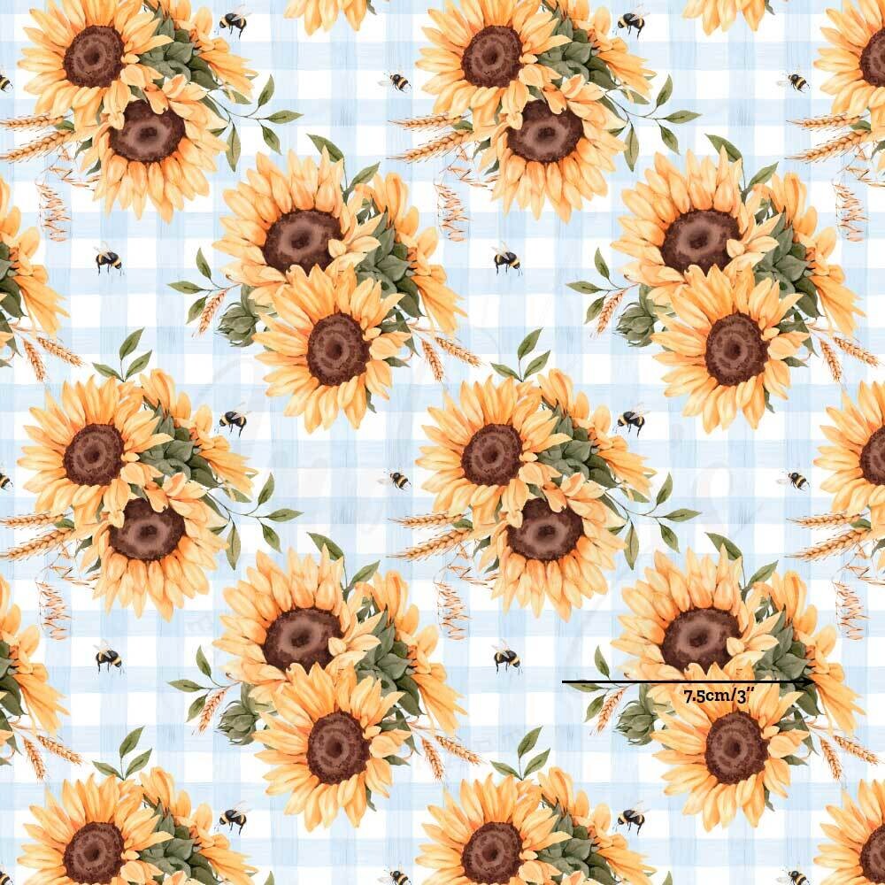Sunflowers Vintage | Digital-Print Cotton Woven | 145cm wide