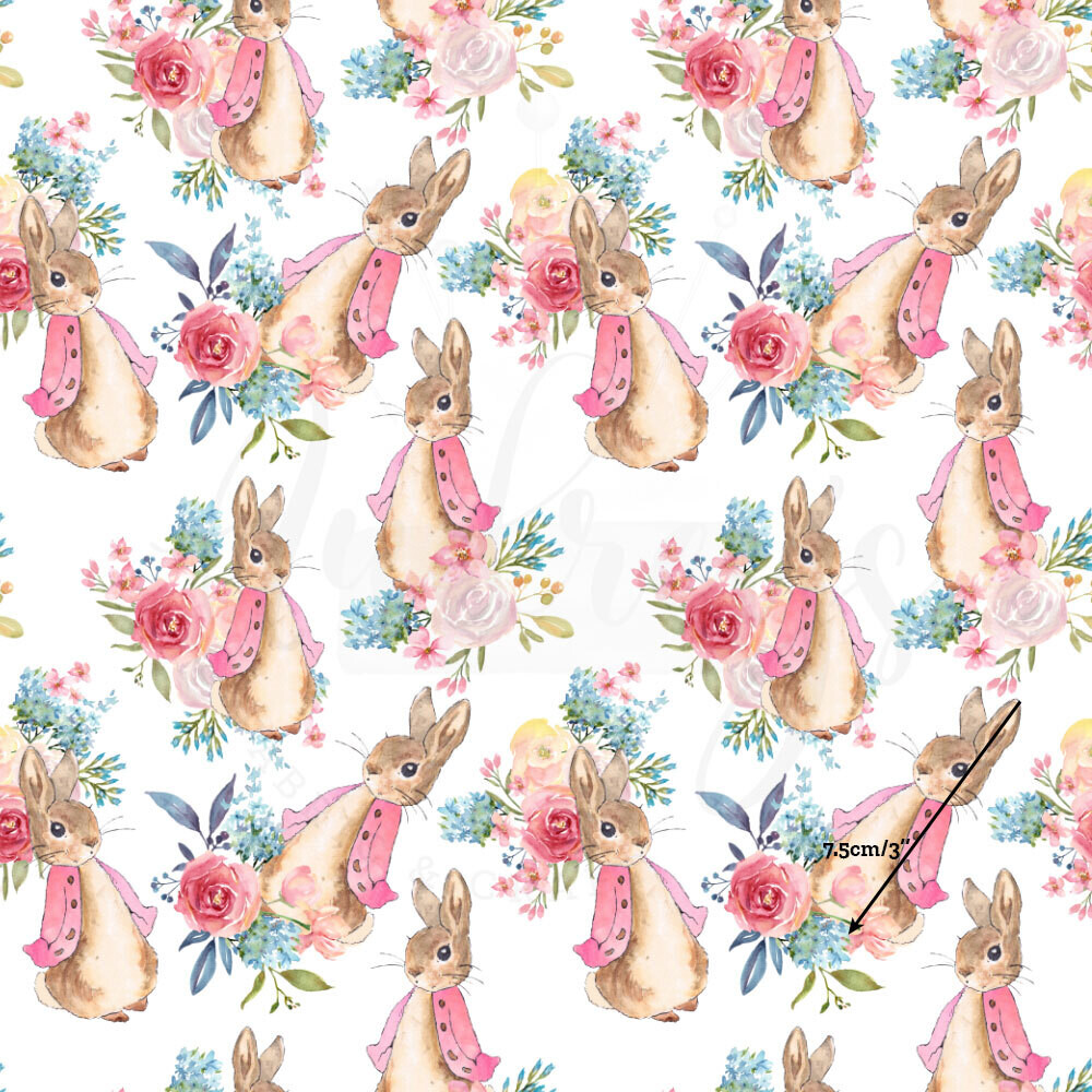 Flopsy Floral | Digital-Print Custom Cotton Woven | 145cm wide