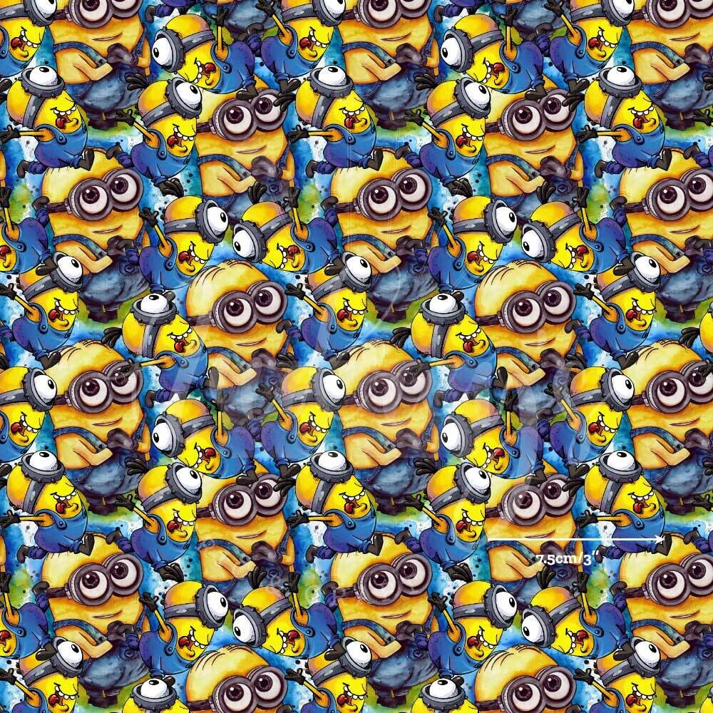 Minions, Allover | Digital Print Custom Cotton Woven | 145cm wide