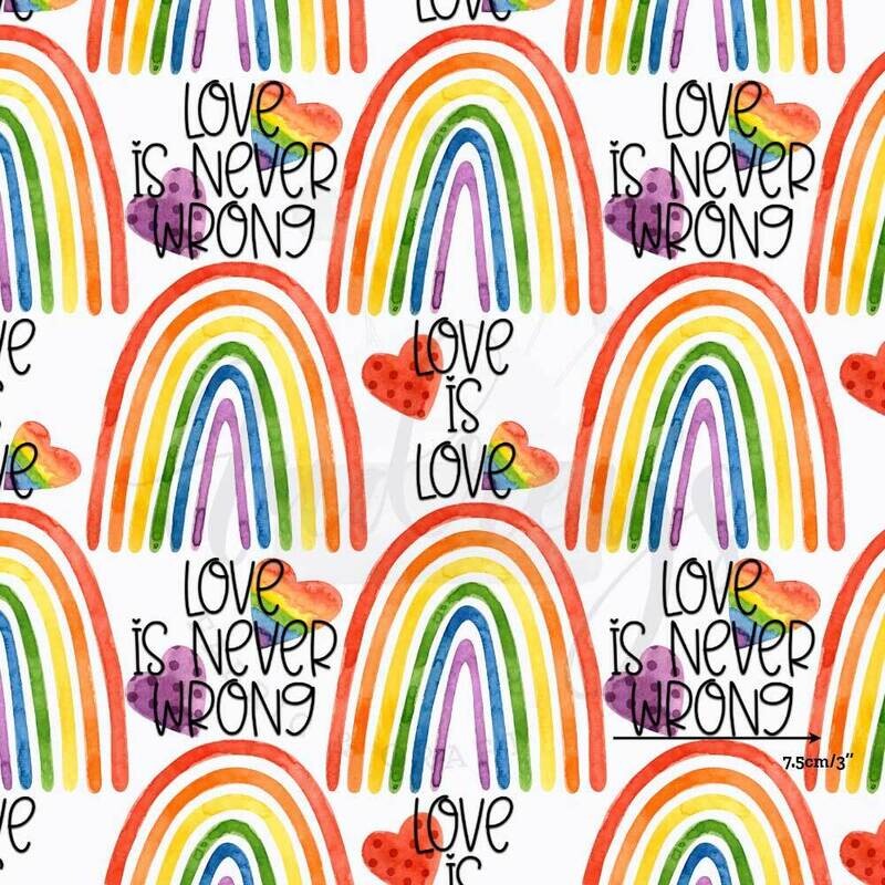 Love is Love | Digital-Print Cotton Woven | 145cm wide