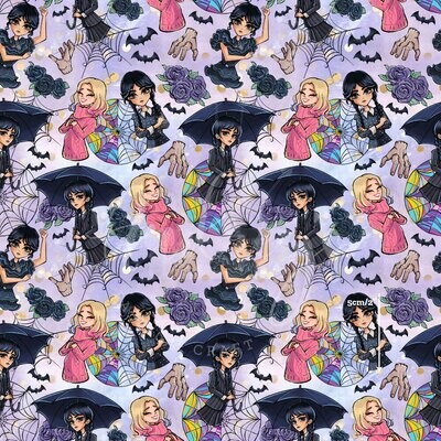 Wednesday &amp; Enid | Custom Cotton Woven | 145cm wide