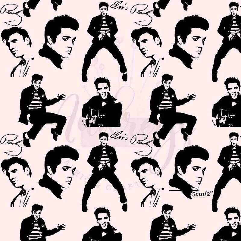 Elvis | Digital Print Custom Cotton Woven | 145cm wide